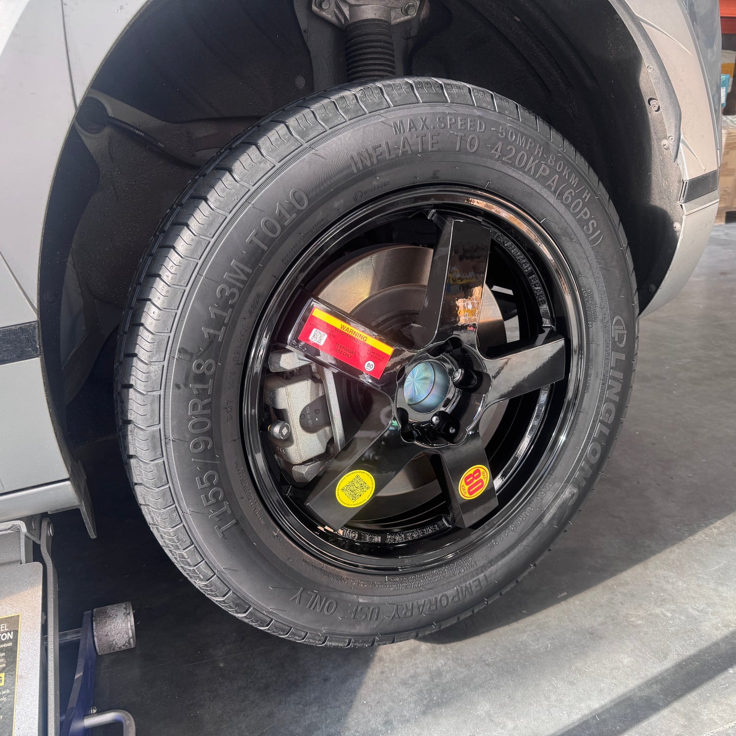 Hyundai IONIQ 5 EV Space Saver Spare Wheel Kit - Braumach Models - 2021-2025