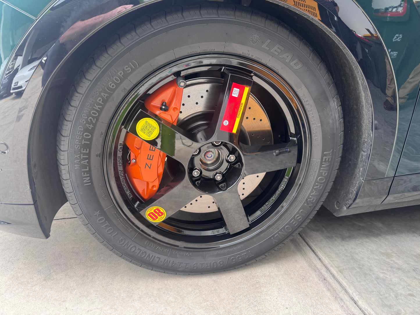 ZEEKR 7X AWD Performance Space Saver Spare Wheel Kit - Hub Centric - Braumach Models - 2025-2026