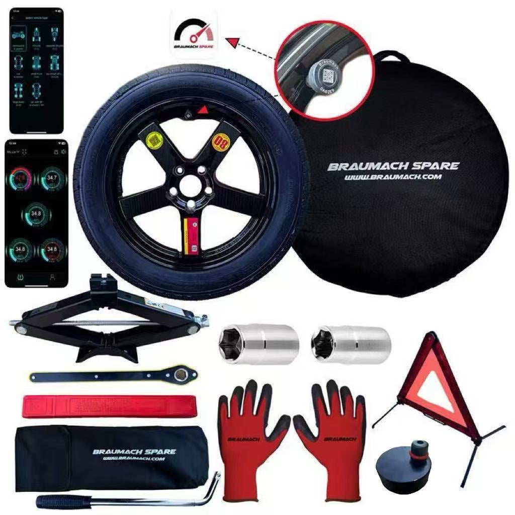 FORD Mustang Mach E Space Saver Spare Wheel Kit - Braumach - 2023-2025